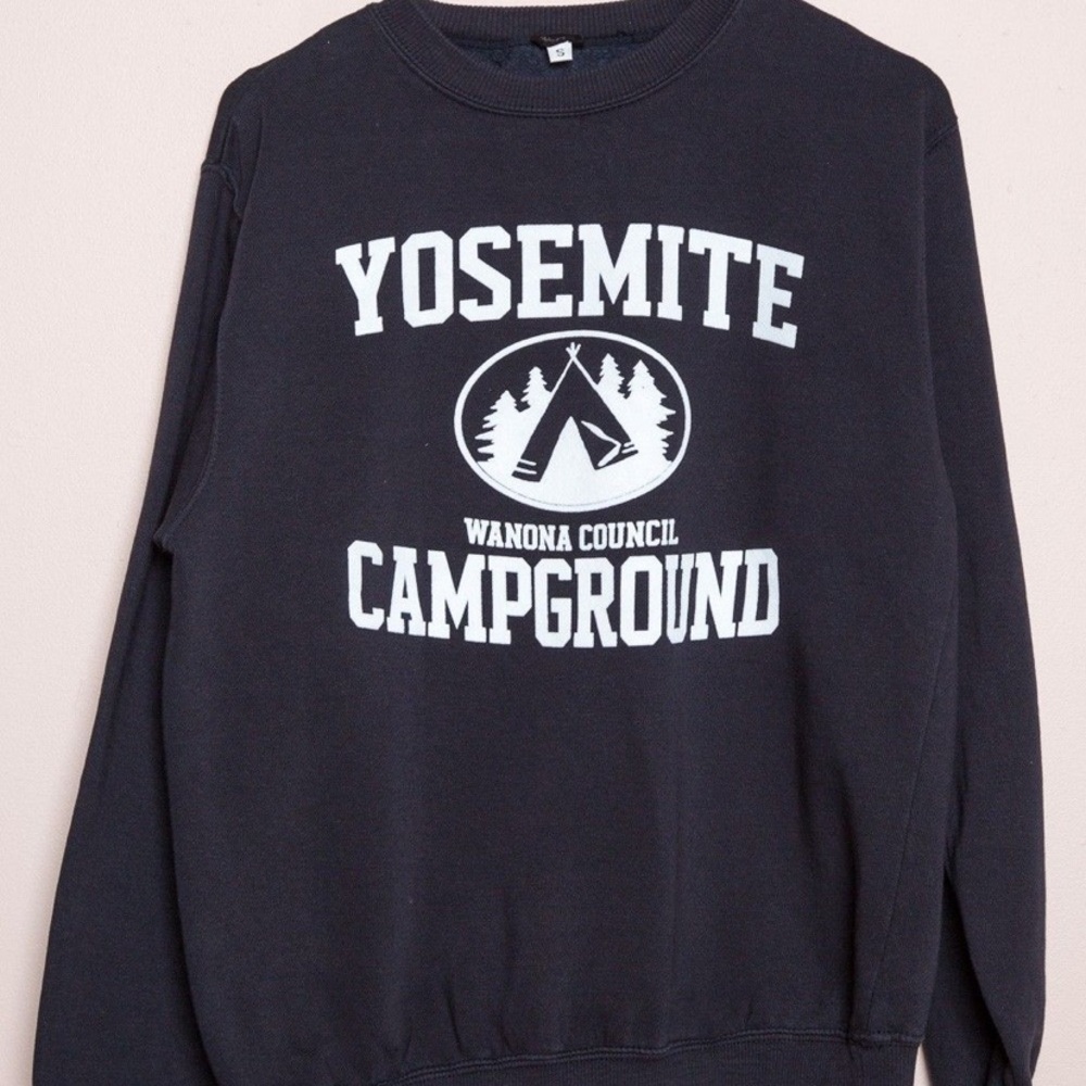 Navy blue brandy Melville crew neck